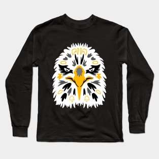 bird artistic face Long Sleeve T-Shirt